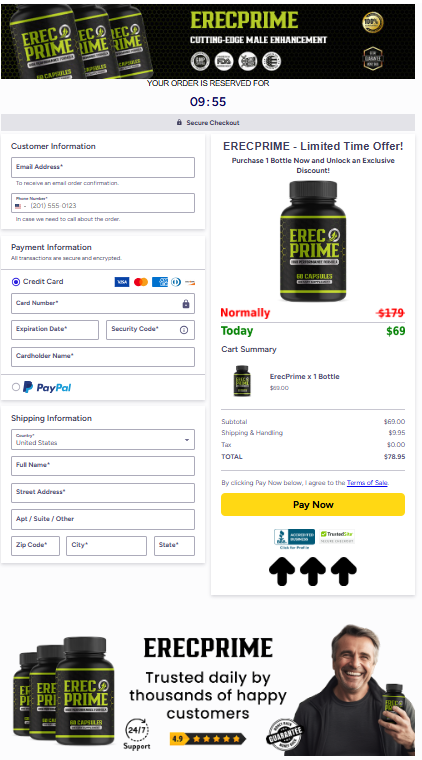 ErecPrime order page